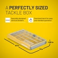 thumbnail image 6 of Plano EDGE Master Jig/Bladed Tackle Box, Premium Tackle Organization with Rust Prevention, Yellow/Clear, 6 of 7