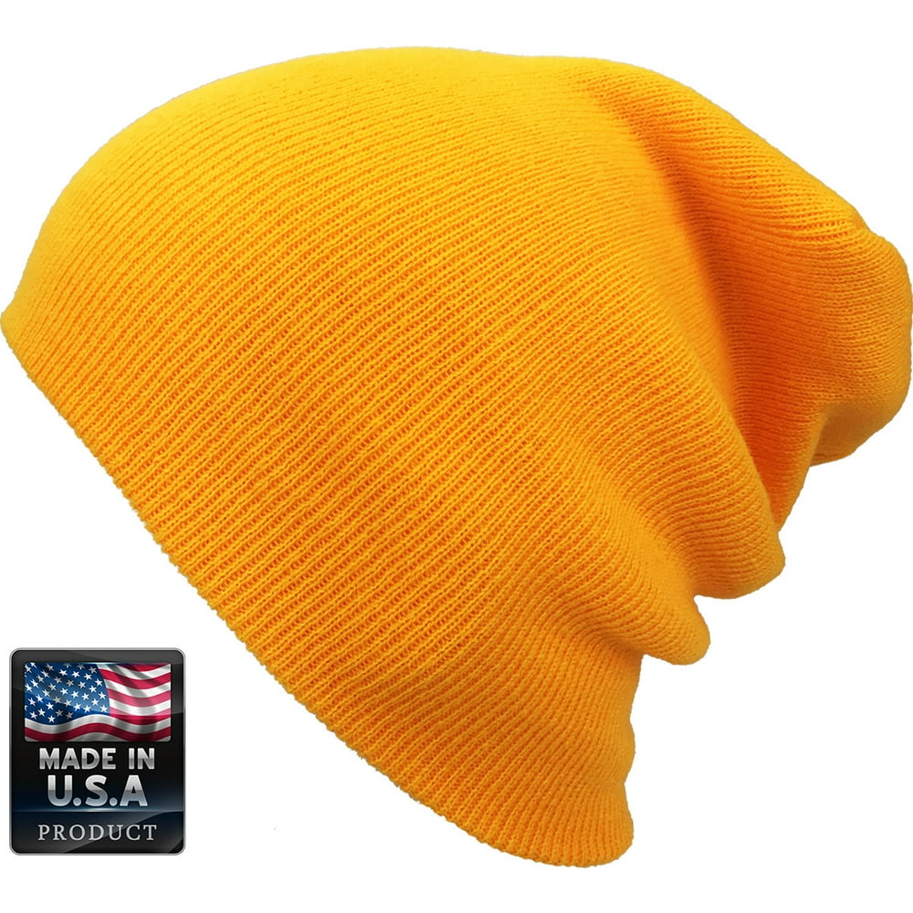 Plain Skully High Quality Made in USA Winter Beanie Hat