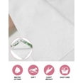 thumbnail image 6 of St. Patrick's Kitchen Dish Towels for Drying Dishes Set of 4, Luck Shamrock Eucalyptus Leaves Flowers Grey Wooden Waffle Weave Microfiber Hand Tea Bathroom Towels Quick Dry Absorbent Towel 15.7x23.6, 6 of 7