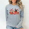 thumbnail image 5 of French Bulldogs and Coffee Valentine Sweatshirt, 5 of 8