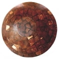 thumbnail image 3 of Stoneage Arts Inc 10" Brown Cinnamon Flower Shaped and Scented Handmade Bowl, 3 of 3