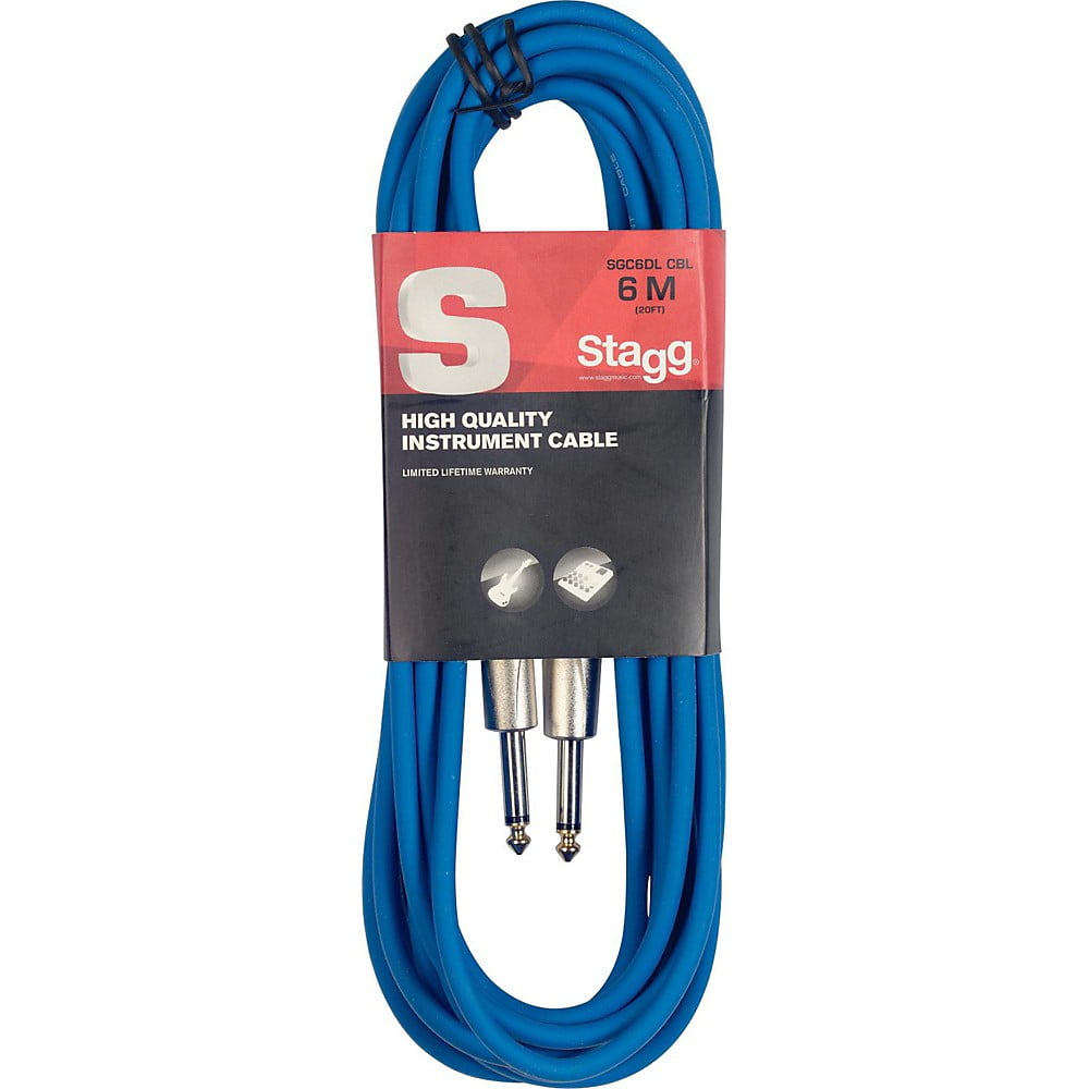 Stagg SSeries Instrument Cable With Deluxe Ends