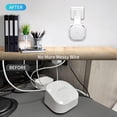 thumbnail image 3 of REJODA-Wall Mount Holder for eero 6 and for eero 6+ Router Mesh Wi-Fi System – No Messy Wires, Space-Saving Outlet Wall Mount Holder for eero 6 Plus Extender, Stand Bracket for eero 6+ (White-2pcs), 3 of 4