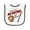 White and Black, variant on Inktastic That's My Big Brother out There Baseball Baby Terry Cloth Bib