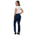 thumbnail image 4 of Pantalón Recto Britos Jeans Mujer Azul Magic Pomp 025256, 4 of 5