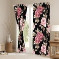 thumbnail image 3 of Feelyou Rustic Farmhouse Floral Blackout Curtains Set of 2 (52x84 Each), Retro French Style Window Curtains, Romantic Garden Flower Curtains and Drapes, Blackout Curtains Bedroom Decor, 3 of 6