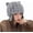 Grey, variant on Womens Cute Cat Ear Plush Trapper Trooper Hat Faux Fur Russian Ushanka Hat with Earflap Winter Warm Bucket Cap