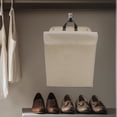 thumbnail image 5 of UPKOCH Laundry Basket Beige Cotton Linen 1Pcs 18.9X14.2X8.3In, 5 of 6