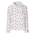 thumbnail image 4 of Pompotops Chemise à Manches Longues Imprimée Numérique pour Femme Chemise Imprimée Haut Mode en Solde, 4 of 6