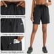 thumbnail image 4 of Pantalones cortos cargo SANTINY para mujer, de secado rápido, ligeros, para mujer, viajes, golf atlético, con bolsillos con cremallera (Black_L), 4 of 7