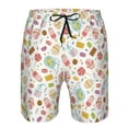 thumbnail image 3 of Logiee Dessert Print Mens Swim Trunks Quick Dry Board Shorts,Breathable Hawaii Beach Shorts Swimwear Bathing Suits-X-Large, 3 of 6
