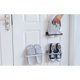 thumbnail image 3 of 5pcs Zapatillas montadas en la pared Rack Creative Punch Free Shoes Estante Zapatos Organizador Soporte de almacenamiento para baño (Café), 3 of 8