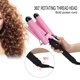 thumbnail image 4 of Hair Curler Waver Triple Pipe LCD Hair Curling Iron Wand Electric Hair Styling ToolEU Plug 32mm/1.3in, 4 of 4