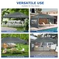 thumbnail image 2 of COBIZI 10x20 Pop Up Canopy with 6 Sidewalls, Heavy Duty UPF 50+ Waterproof All Season Commercial Tent for Outdoor Weddings & Parties, Roller Bag Included, Gray, 2 of 7