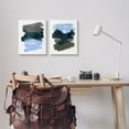 thumbnail image 2 of Stupell Industries Energetic Blue Brush Strokes Abstract Ombre Canvas Wall Art, 16 x 20, Design by Emma Caroline, 2 of 6
