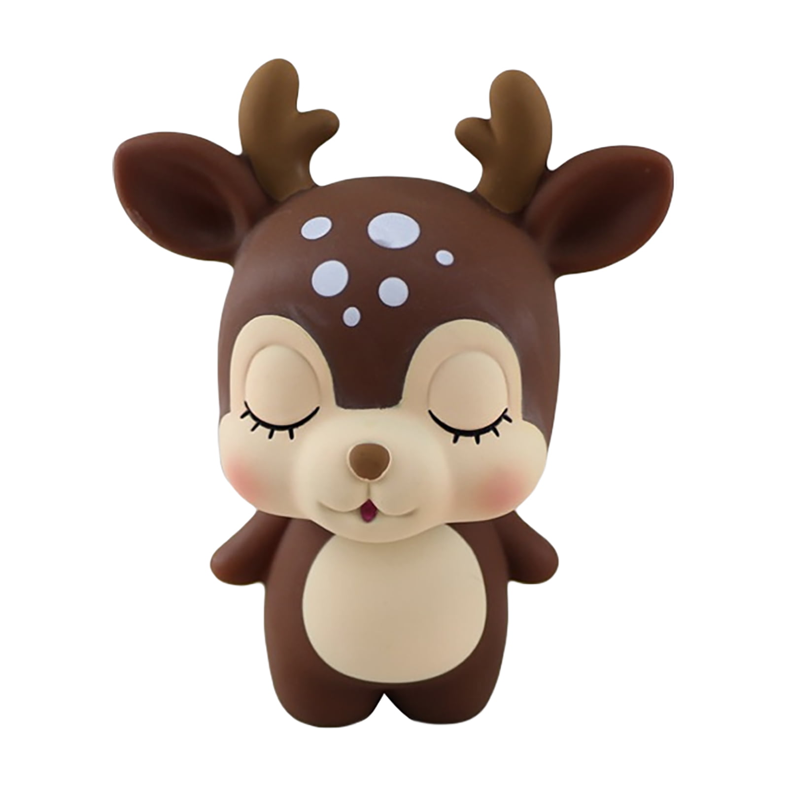 1pc Deer Saving Bank Soft Gift Container Doll Piggy Bank for Kids Girls 