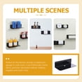 thumbnail image 4 of 4Pcs Floating Wall Shelves Self Adhesive Floating Corner Shelves Small Display Shelf, 4 of 9