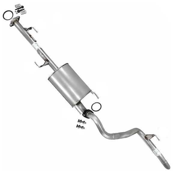 Northeastern Exhaust Muffler & Tail Pipe Fits 2007-2014 Toyota FJ Cruiser 4.0L - Direct Fit | Stainless Steel System Kit