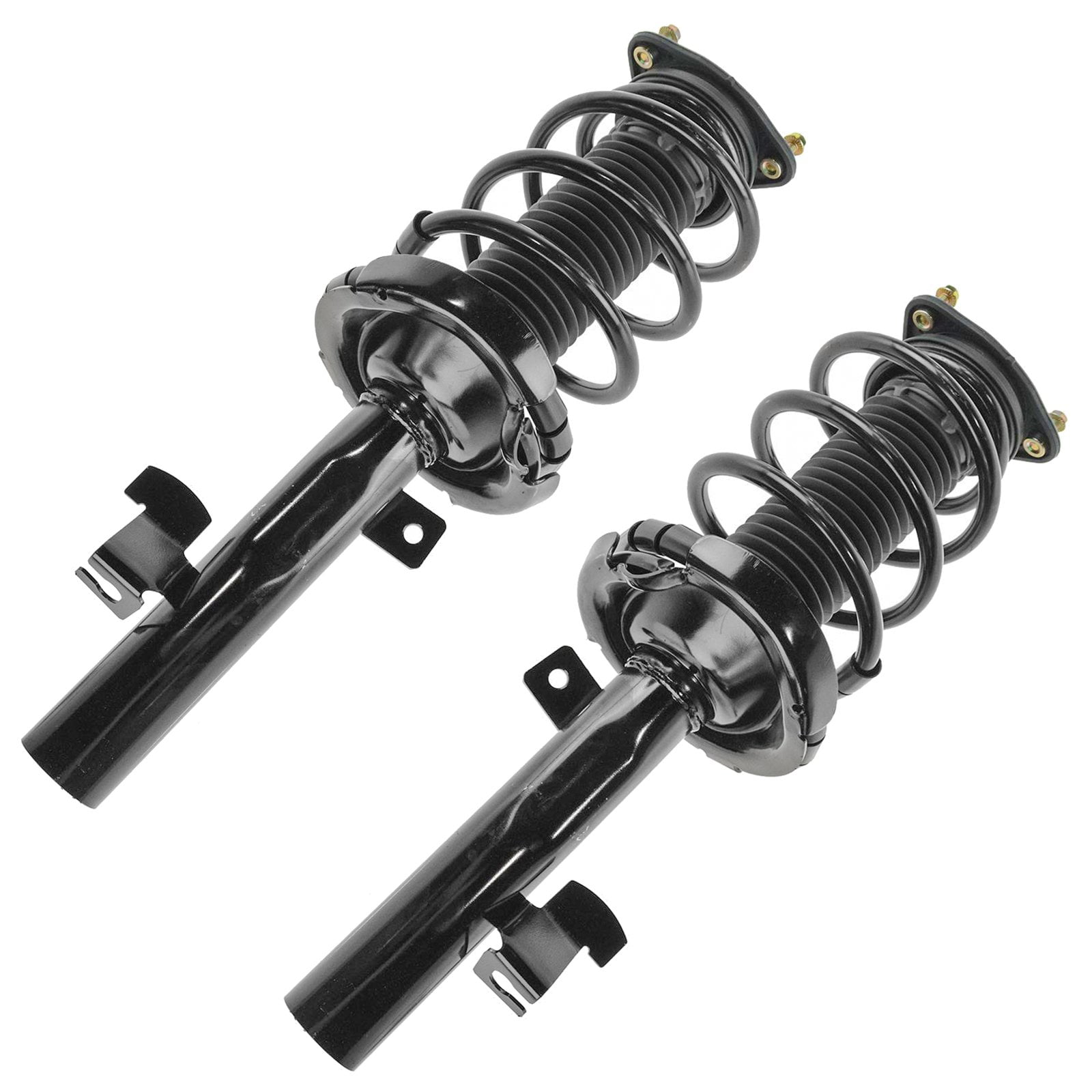 TRQ Front Strut & Coil Spring Assembly Set Driver & Passenger Sides Fits Select 04-13 Mazda 3 06-10 5