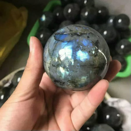 EOEMY Natural Quartz Sphere Chakra Reiki Mineral Crystal Ball W/ Stand Decor 20-100mm-Labradorite Stone (5Cm 235G) EOEMY Natural Quartz Sphere Chakra Reiki Mineral Crystal Ball W/ Stand Decor 20-100mm-Labradorite Stone (5Cm 235G)