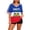 Blue, variant on Y2K Aesthetic Soccer Jersey Tee for Women V-Neck Short Sleeve, Retro Football Fan Streetwear, Trendy Sporty Shirt for Game Day Party Casual Summer Outfit (Army Green, XXL)