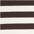 thumbnail image 4 of SAFAVIEH Montauk Saranna Striped Cotton Area Rug, Chocolate/Ivory, 5' x 8', 4 of 5