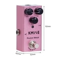 thumbnail image 4 of lotmusic Pedal de efectos de guitarra eléctrica Mini tipo único DC 9V True Bypass (Pocket Metal), 4 of 9