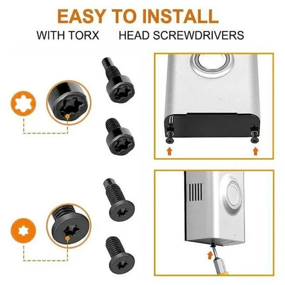 FurNest Replacement for Doorbell Screws Compatible Video Security Screw Doorbe