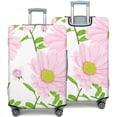 thumbnail image 2 of Stretch Luggage Cover XL(29-32in)– Elastic Travel Suitcase Protector with Handle Openings & Bottom Closure, Washable Polyester Spandex Suitcases Cover, Daisy Flower Print, 2 of 5