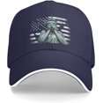 thumbnail image 1 of Casquette de Baseball Anti-Idiot Statue de la Liberté en Pleurs Hommes Femmes, 1 of 7