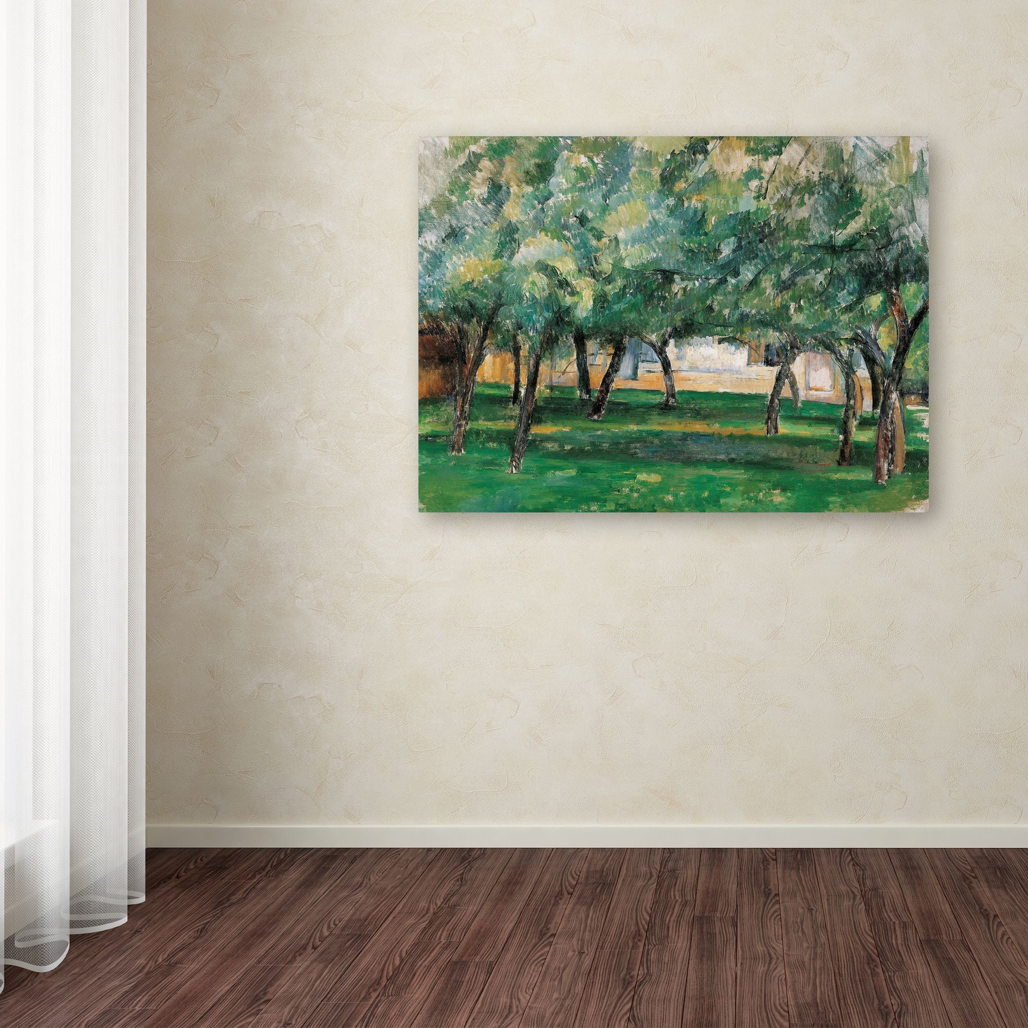 Trademark Fine Art 'Farm In Normandy' Canvas Art by Cezanne