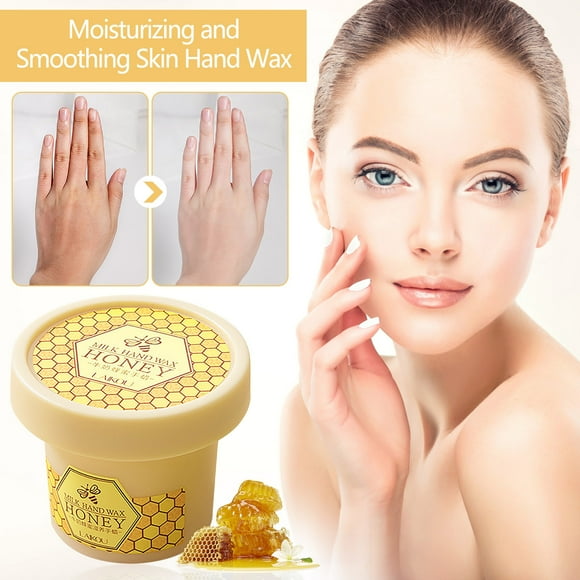 TopLLC Milk Honey Hand Wax Moisturizing And Moisturizing Hand Mask Hand Cream Honey hand wax