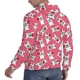 thumbnail image 6 of Wukai French Bulldog Print Men Hoodies Fleece Sweatshirts Long Sleeve Sweaters Pullover Fall Outfits Winter Clothes-XX-Large, 6 of 7