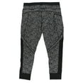 thumbnail image 2 of Lole Womens Burst Leggings Black Xl, Color: Black/White, 2 of 4