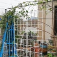 thumbnail image 5 of 2 Pack Large Garden Trellis 86.7" H x 19.7" W Heavy Duty Rustproof White Iron Plant Trellis for Potted Plant Support Metal Climbing Rose Trellis Vine Vegetable Cucumber, 5 of 9