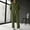 Army Green, variant on Men Corduroy 2 Piece Outfit Set, Collared Button Down Long Sleeve Work Shirt and Drawstring Elastic Waist Wide Leg Pants Casual Loungewear Size 2XL Blue