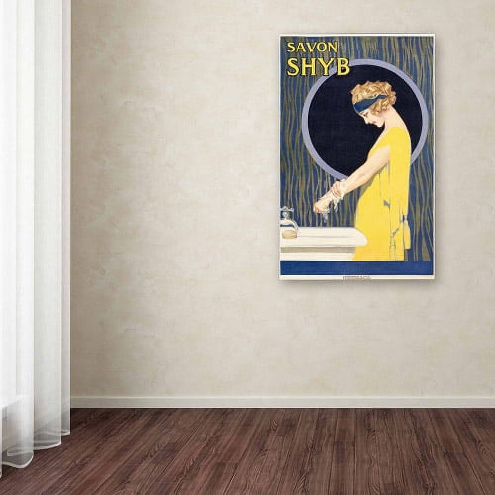 Trademark Fine Art "Savon S H Y B" Canvas Art