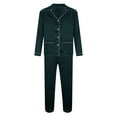 thumbnail image 3 of Christmas Family Pjs Satin Christmas Pjs Holiday Sleepwear Long Sleeve Button down Nightwear Set Christmas Family Outfits Mens Christmas Pajamas, 3 of 6