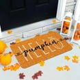 thumbnail image 2 of Hello Pumpkin Door Mat, Orange Fall Outdoor Welcome Mat, Fall Front Door Mat Decor, Autumn Thanksgiving Doormat Outdoor Rug Indoor, 17" x 30", 2 of 6