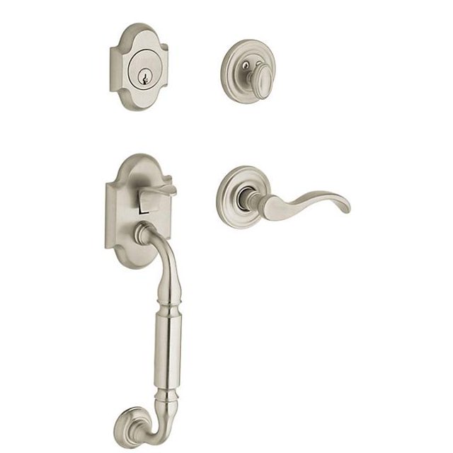 Baldwin 85305150LENT Poignée Monocylindre Gauche - Nickel Satiné