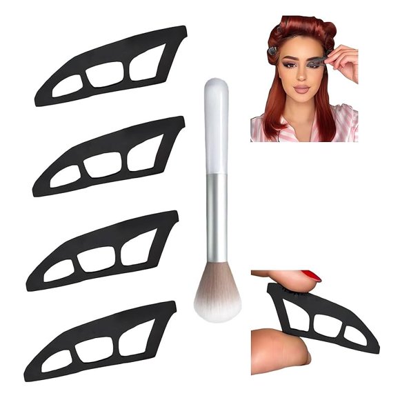 Reusable Eyeshadow Stencils Tool for Eyes 2025 Eyetour Your Glam Bestie Cat Eyeliner Stencils Guide Eyeshadow Shield Eyes Tour Liner Wing Eye Shadow Makeup Tape Hooded Eye Stickers Helper Tool