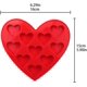 thumbnail image 2 of moldes de silicona para chocolate, moldes de cocina antiadherentes con forma de corazón, bandejas para cubitos de hielo para hacer pasteles, caramelos, chicles, gelatinas, muffins y magdalenas, 2 of 5