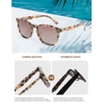 thumbnail image 4 of Gafas de Sol Polarizadas Bircenpro BC2110 UV400 para Mujer con Montura de Acetato, 4 of 5