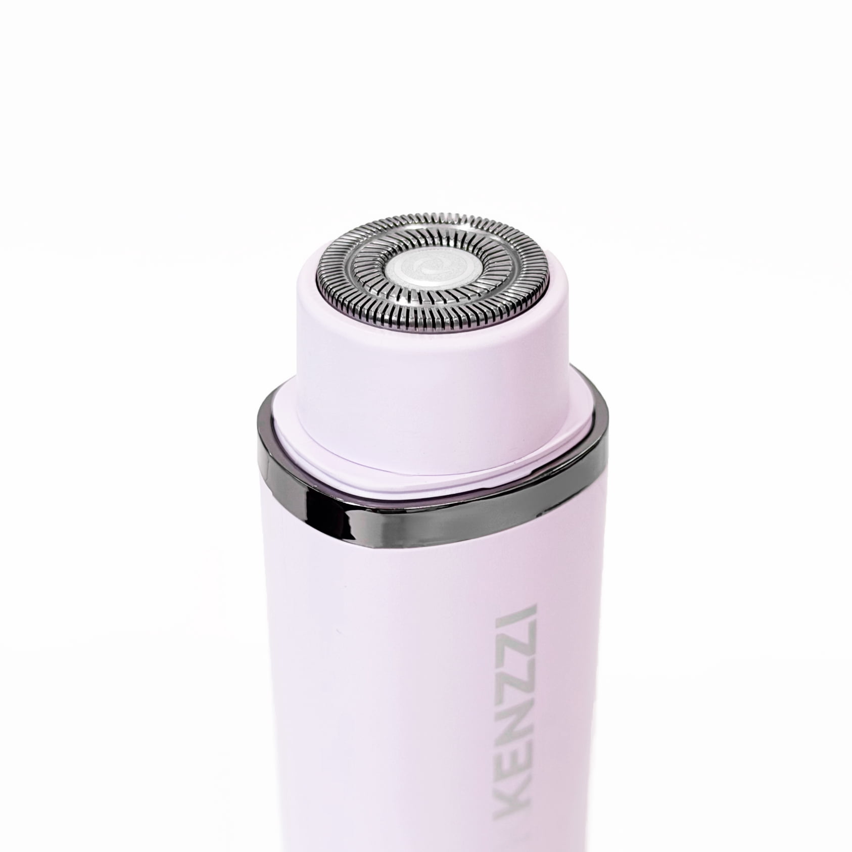 KENZZI 2-in-1 Rechargeable Body & Face Shaver, Trimmer & Circular Blade Shaver, Purple