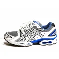 thumbnail image 1 of ASICS Gel Nimbus 24 9 White Lake Drive Casual Comfort Gym Shoe Sneakers Size 6.5, 1 of 6
