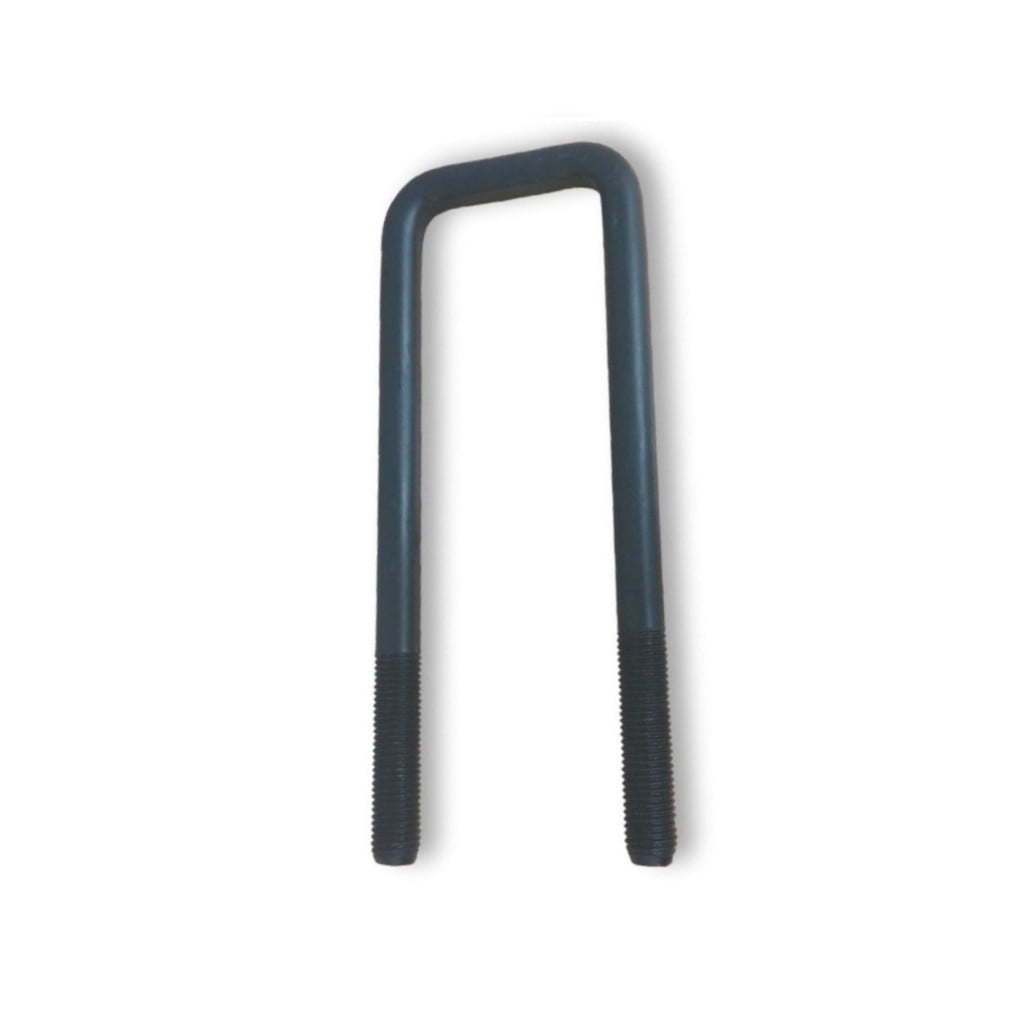 KarParts360 For GMC Savana 4500 2009-2023 Leaf Spring U-Bolt | Rear | Black | Steel | 2.579 inches Inside Width | 8.74 inches Inside Length | 16 millimeters Thread Diameter | Regular Grade