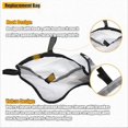 thumbnail image 3 of Bolsa Limpiadora de Piscinas de 3 Piezas para Limpiador Automático de Piscinas Racer 360228 y 360330, Bolsa de Residuos para Aspiradora de Piscinas, 3 of 5