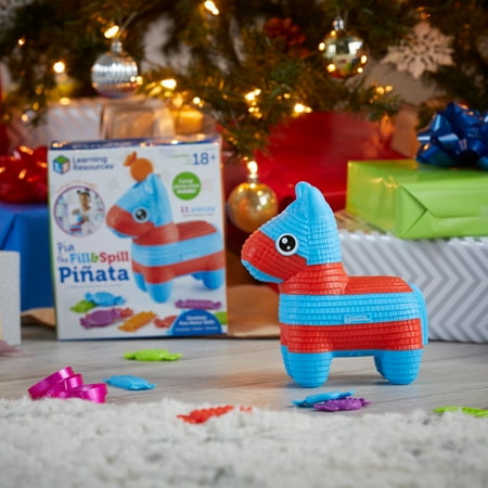 Learning Resources Pia the Fill & Spill Piñata - Preschool, Fine Motor Skills, Educational Toys, Age 18 Months