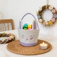 thumbnail image 6 of Easter Basket, Easter Bunny Baskets with Handle, Baby Gift Baskets, Egg Buckets Gifts Tote Bags Egg Hunt Basket for Kids, Boys, Girls, Toddler, Babies, Infant, 6 of 6