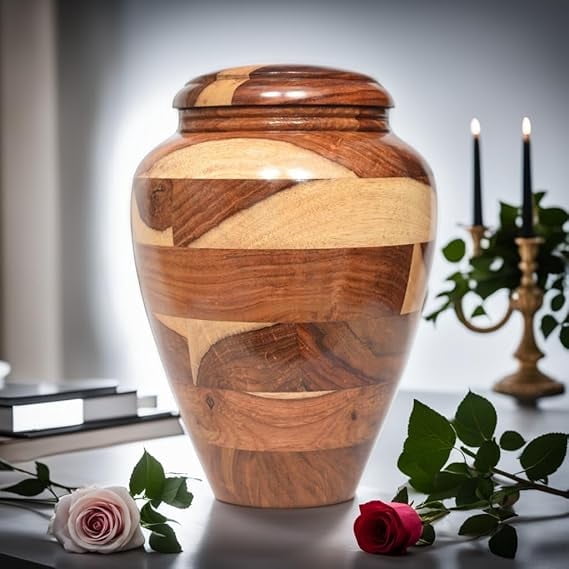 Wooden Urns for Human Ashes Adult Cremation Urns for Adult Ashes Funeral Urns Wooden Urn Box Wooden Pet Urn Wooden Memorial Urn for Ashes